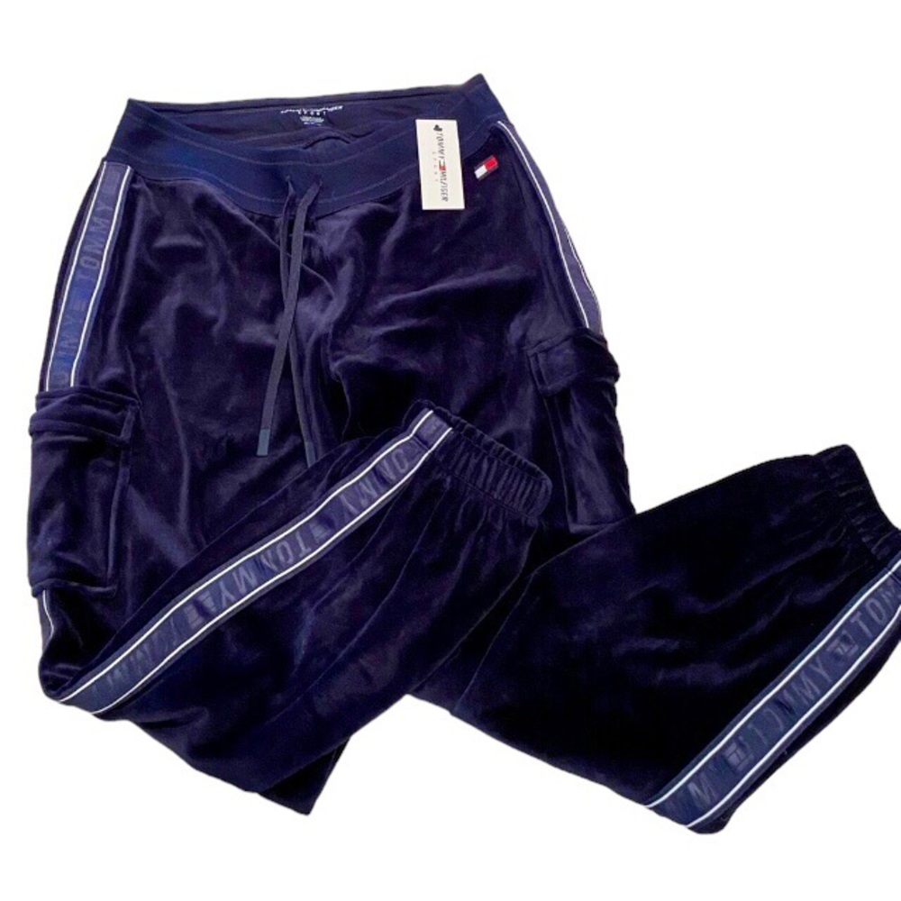 Tommy Hilfiger Cargo Joggers Velour